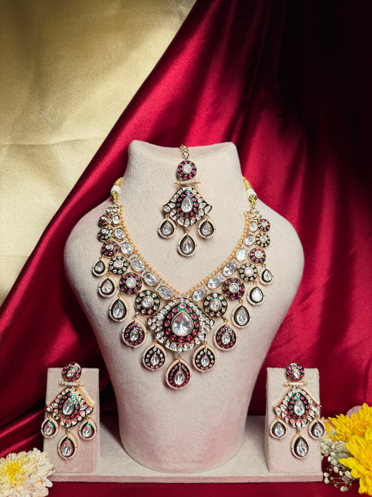 Rajwada Kundan Haar Set
