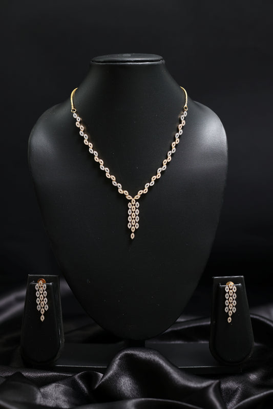 Classic Charm Diamond Necklace Set
