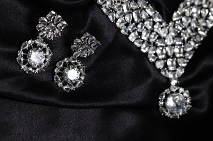 Calire Moissanite Diamond Necklace Set