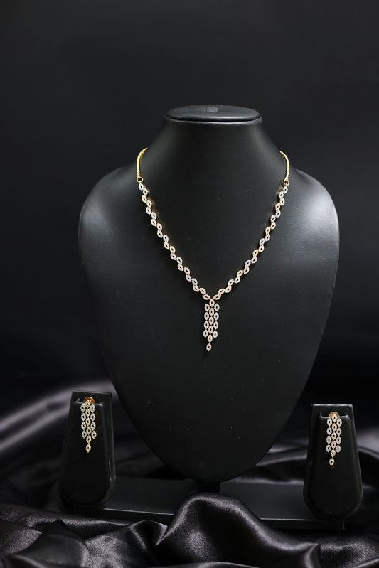 Classic Charm Diamond Necklace Set
