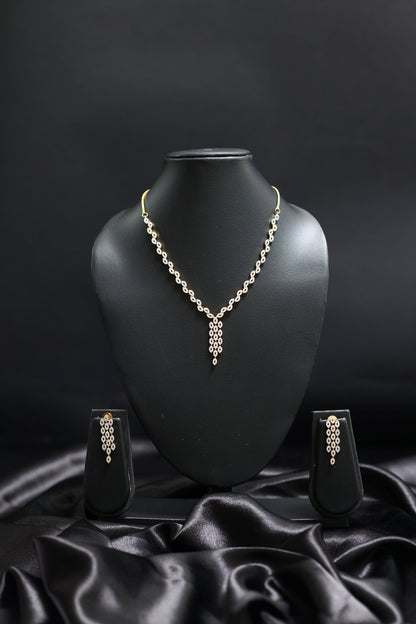 Classic Charm Diamond Necklace Set