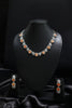 Heart Shaped Yellow Sapphire & Diamond Necklace Set