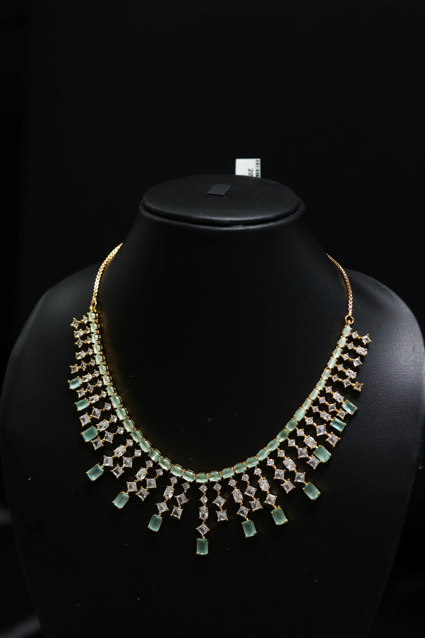 martini style diamond necklace