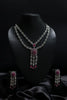 Rajwadi Diamond & Ruby Necklace Set