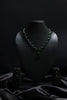 Leaf Premium Emerald Statement Necklace Set