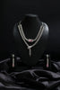 Coiled Glamourous Pink Ascent with Stunning Diamond Necklace Set