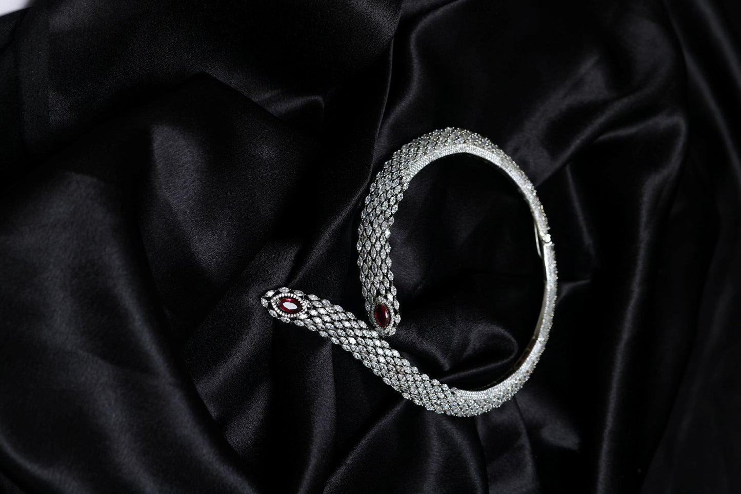 starlight serpent ruby & diamond necklace set