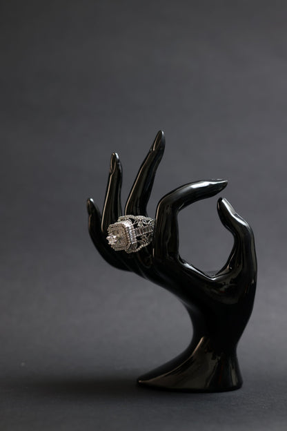 Imperial Quad-Halo Diamond Fortress Statement Ring