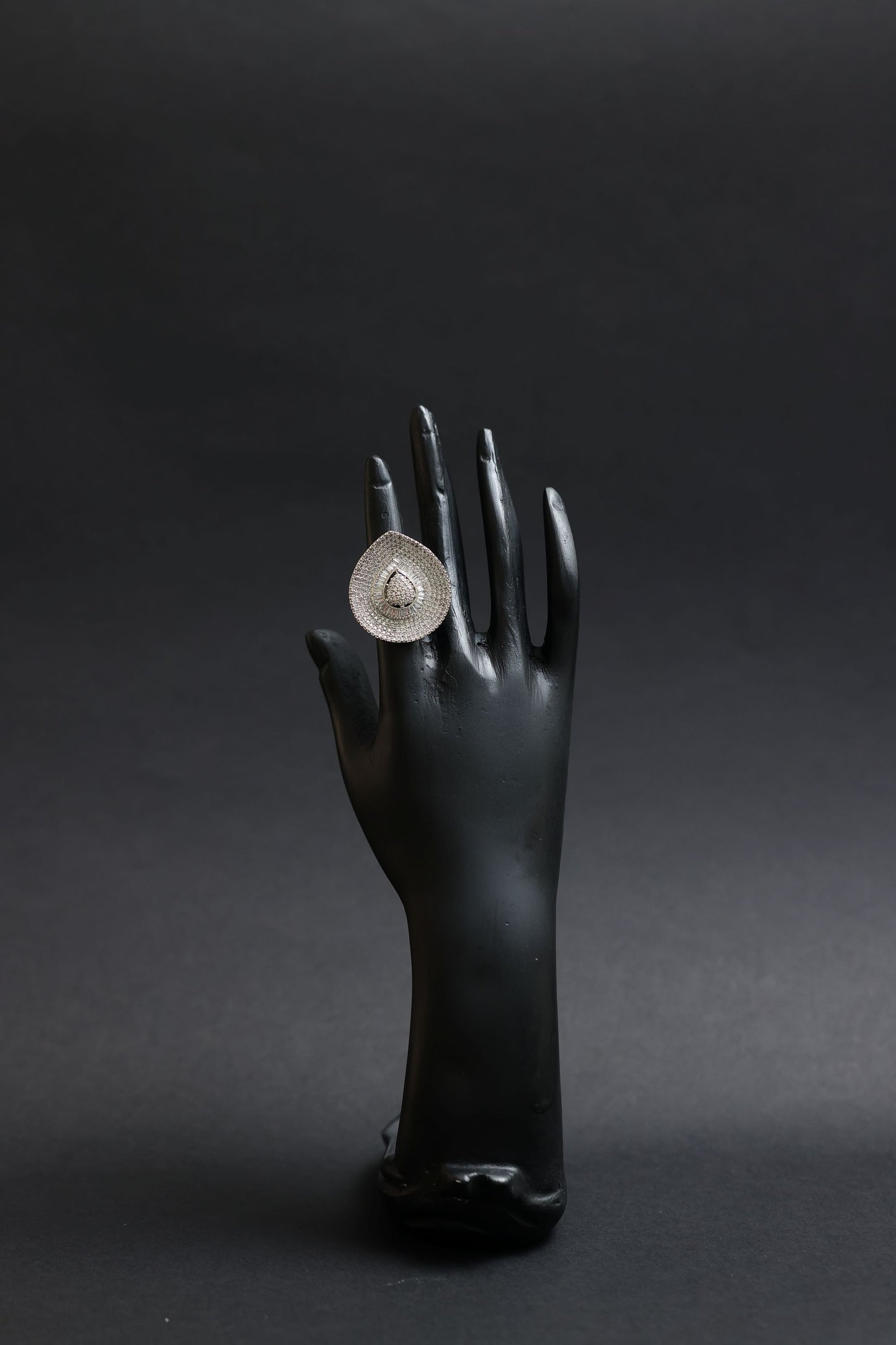 teardrop radiance diamond royale ring