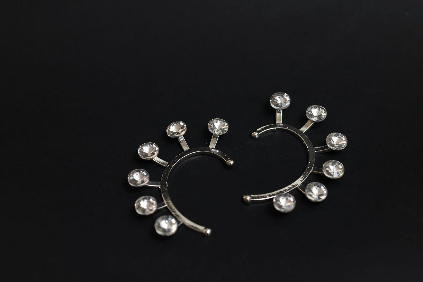 radiant halo cz ear cuffs