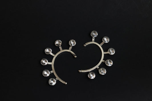 Radiant Halo CZ Ear Cuffs