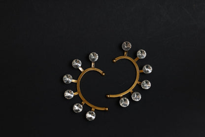 Luna Radiance Crystal Ear Cuffs
