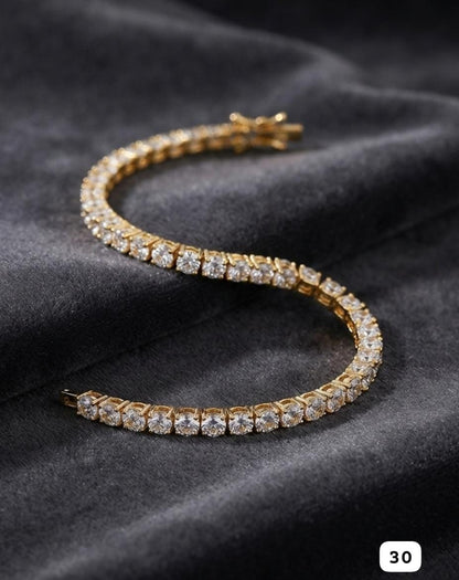 Celestial Radiance Tennis Bracelet