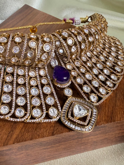 Maharani Royal Polki Choker Set