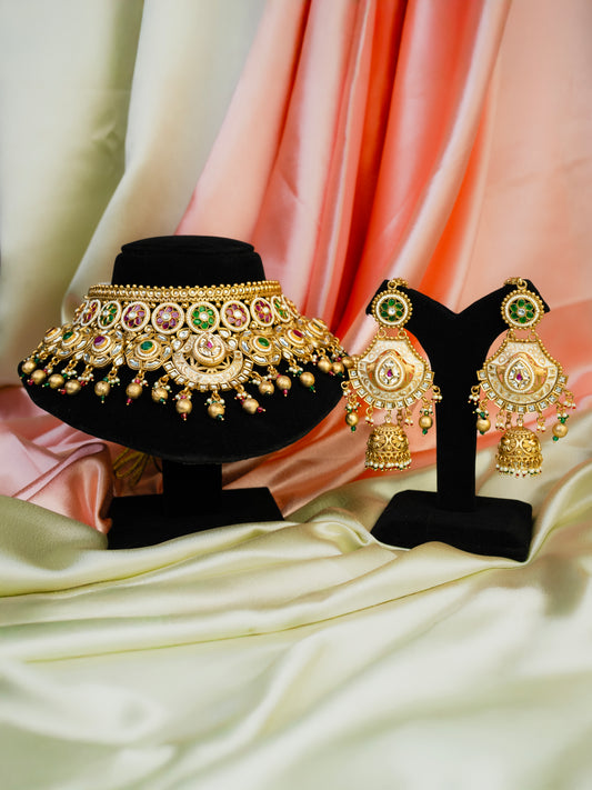 Vasundhara Kumkumraaga Bridal Set