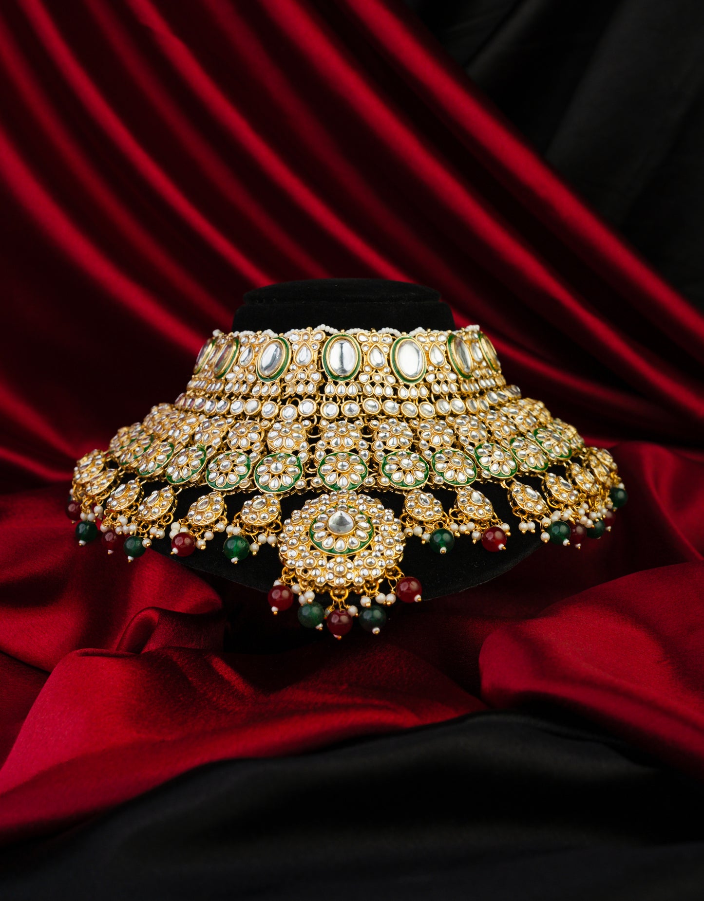aaradhya gulmohar bridal choker set