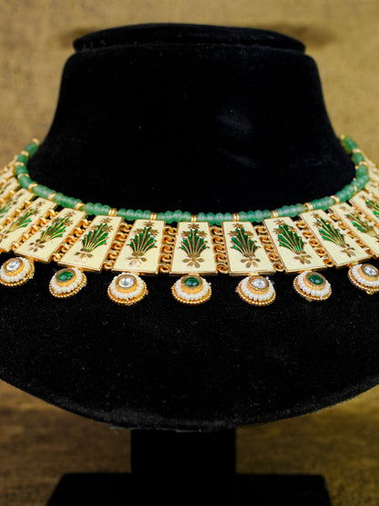 Haritima Enamel Heritage Choker Set