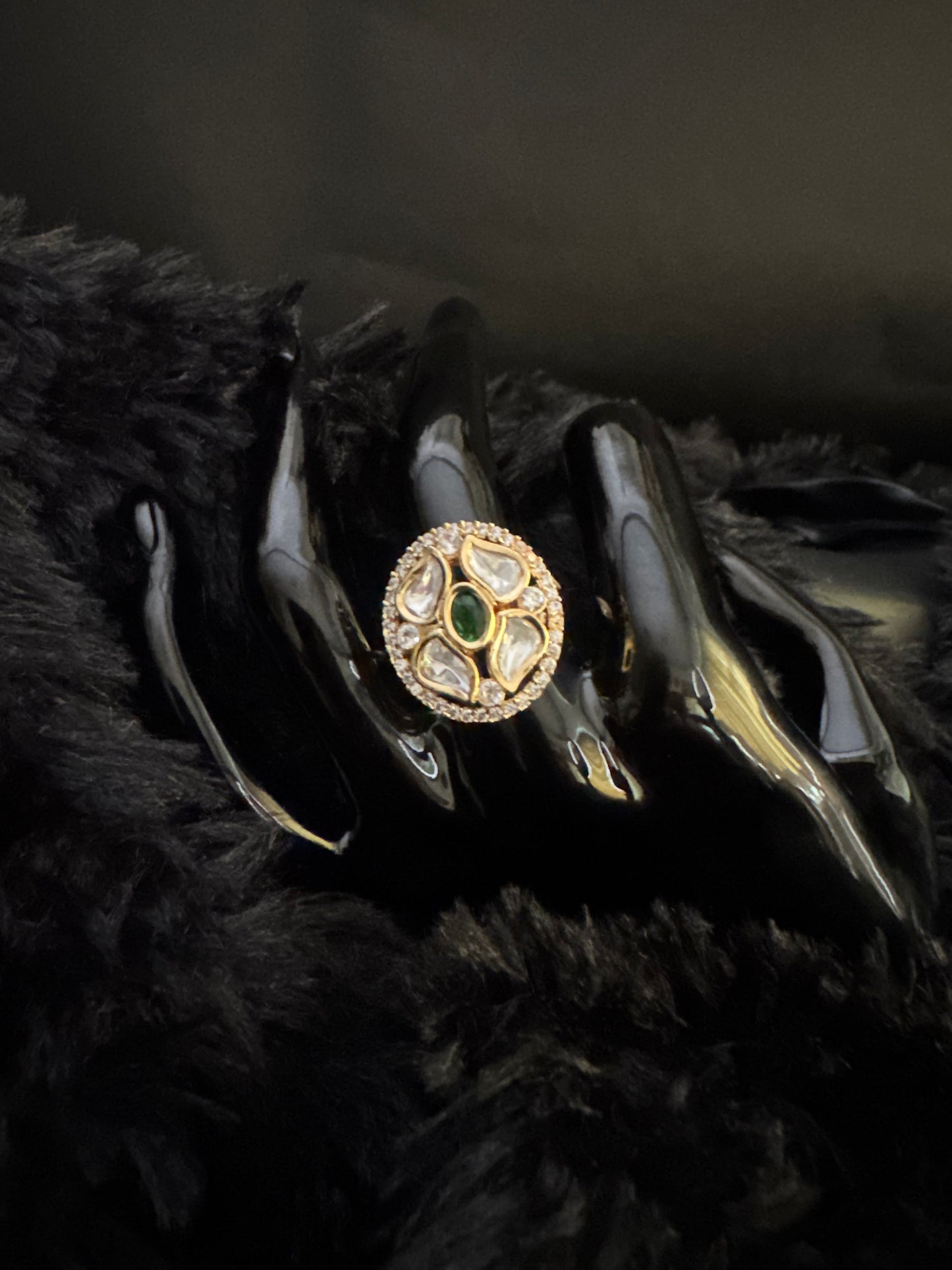 golden twilight spark ring