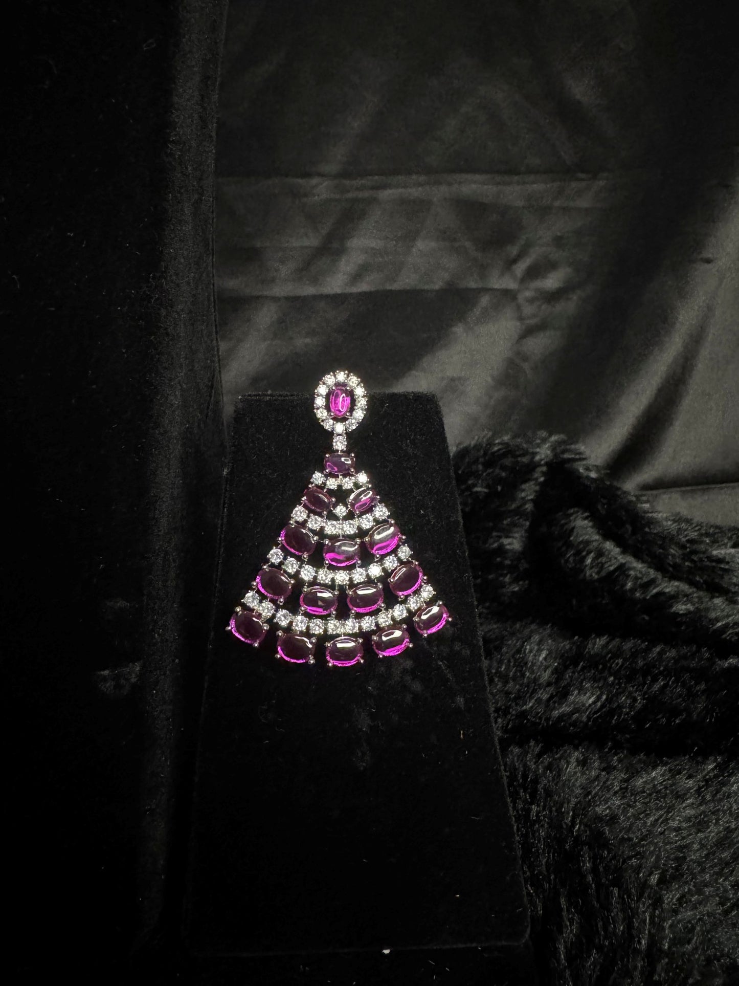 crystal crown diamond necklace