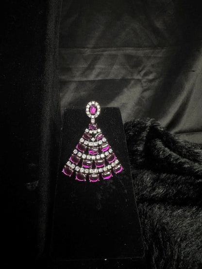 Crystal Crown Diamond Necklace