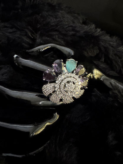 Vintage Gleam Stone Ring