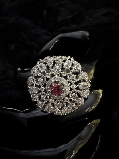 Crystal Whisper Stone Ring