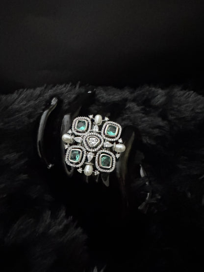 Emerald Regal Royale Cocktail Ring