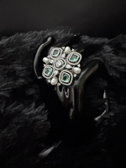 Emerald Regal Royale Cocktail Ring