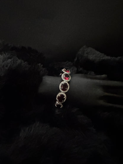 Ruby Royale Oval Linked Bracelet