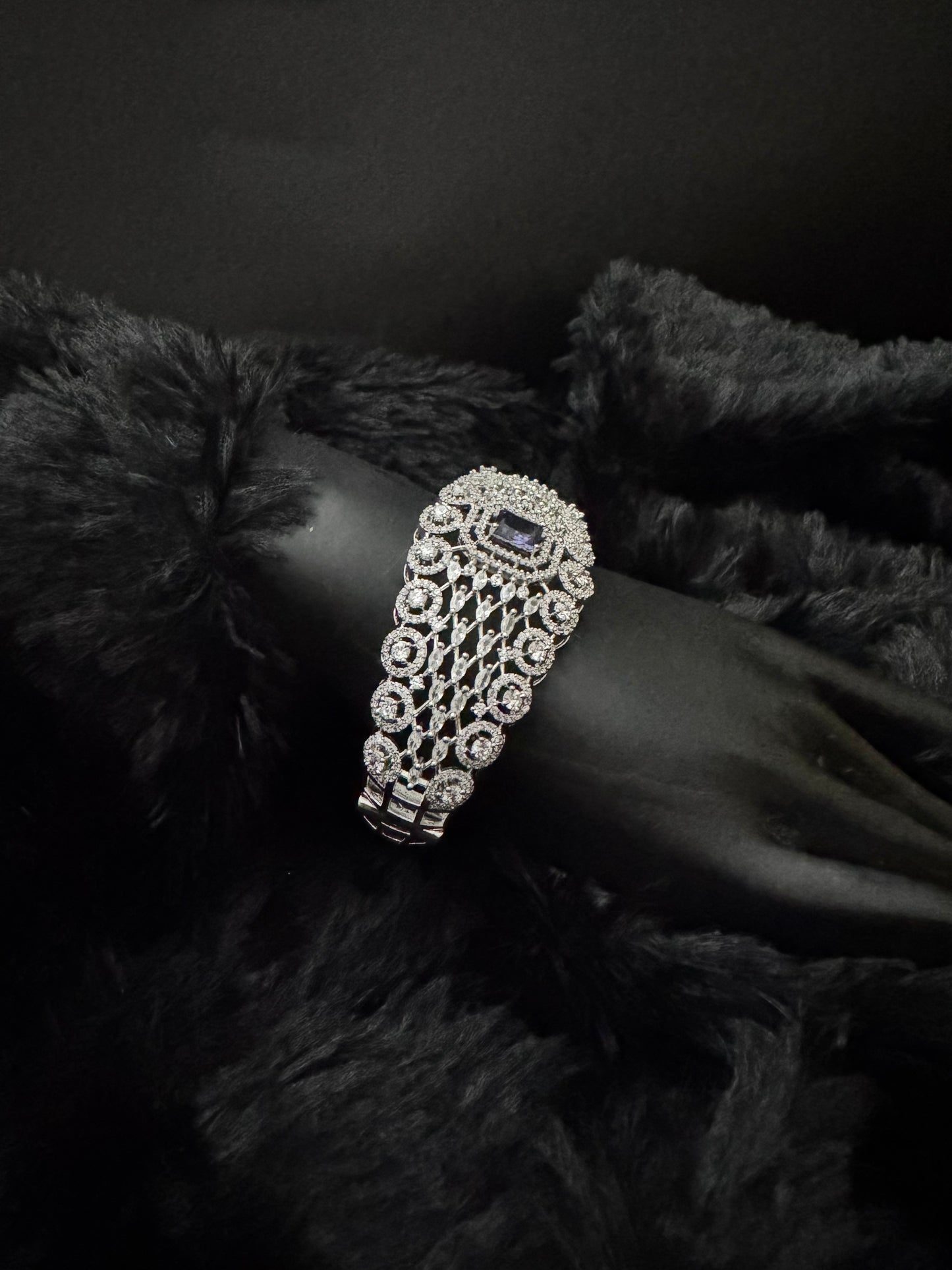 sapphire royale lattice diamond bracelet