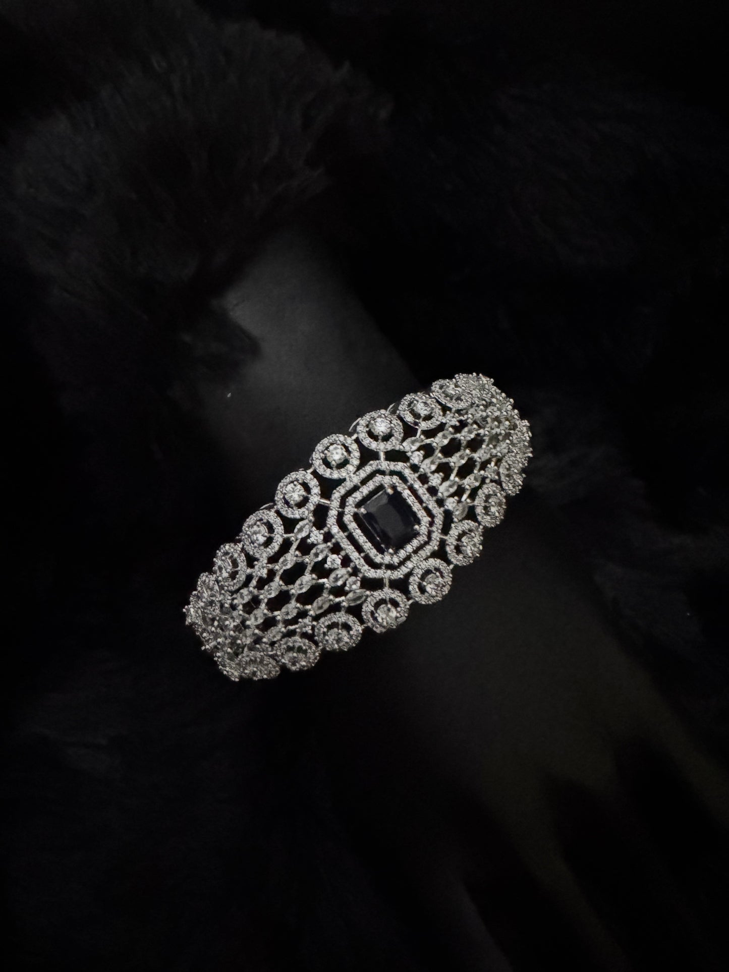 sapphire royale lattice diamond bracelet