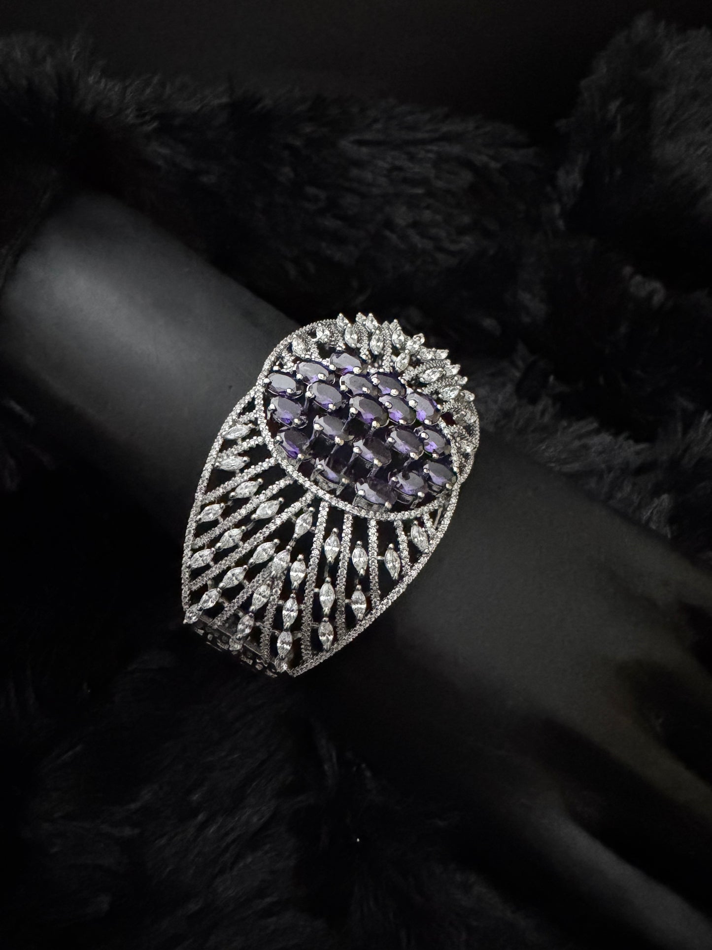 amethyst galaxy regal cuff