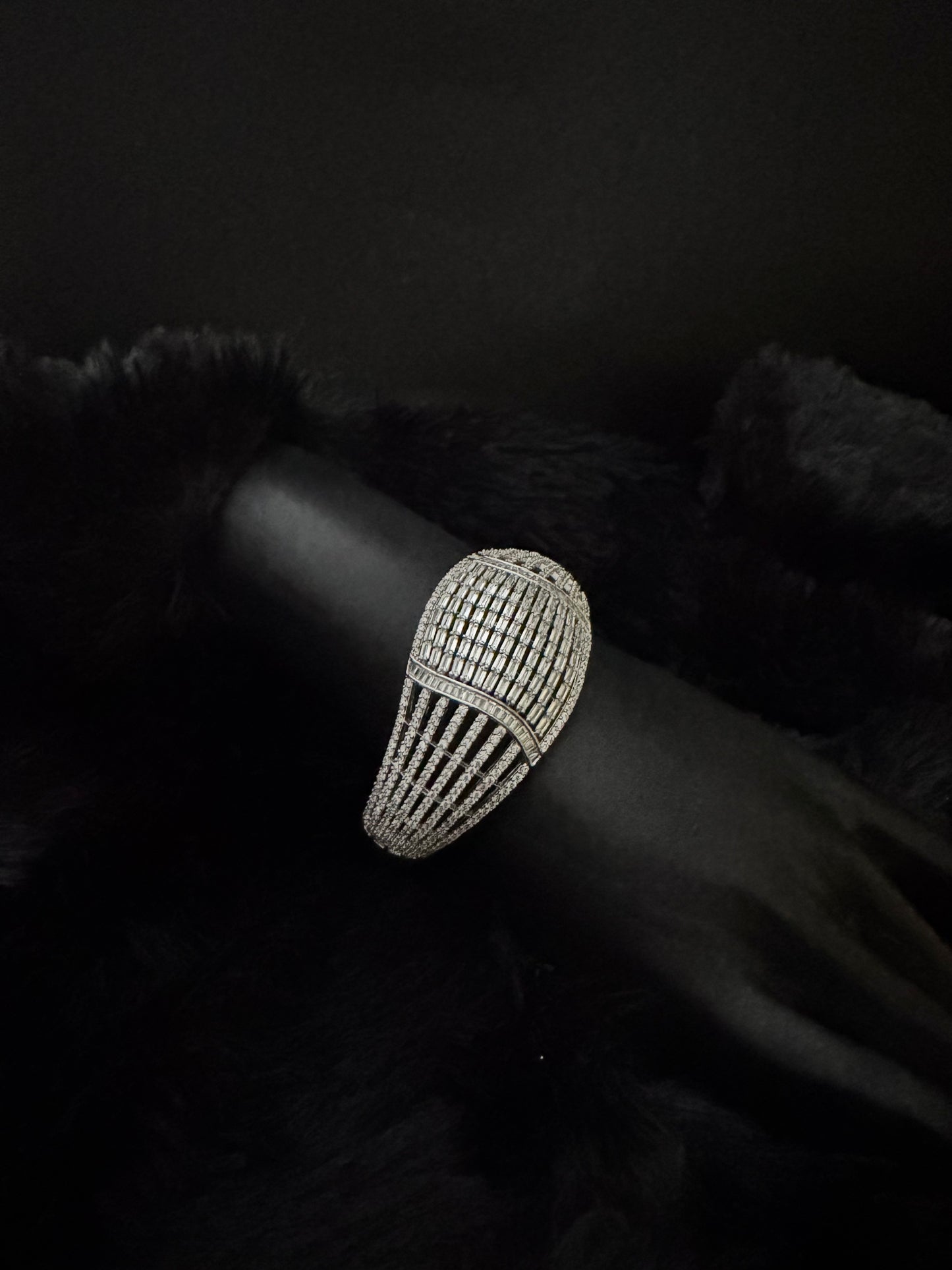 celestial prism sculpted cuff