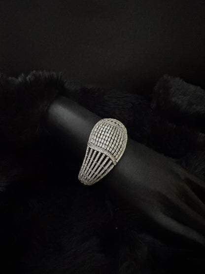 Celestial Prism Sculpted Cuff