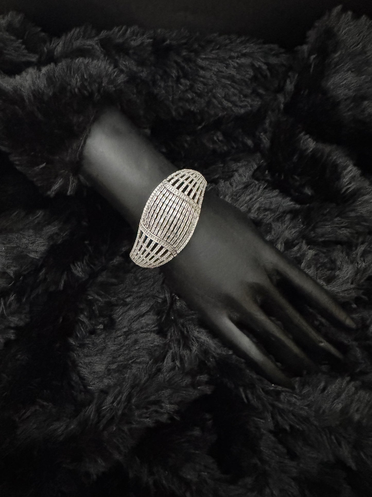 celestial prism sculpted cuff