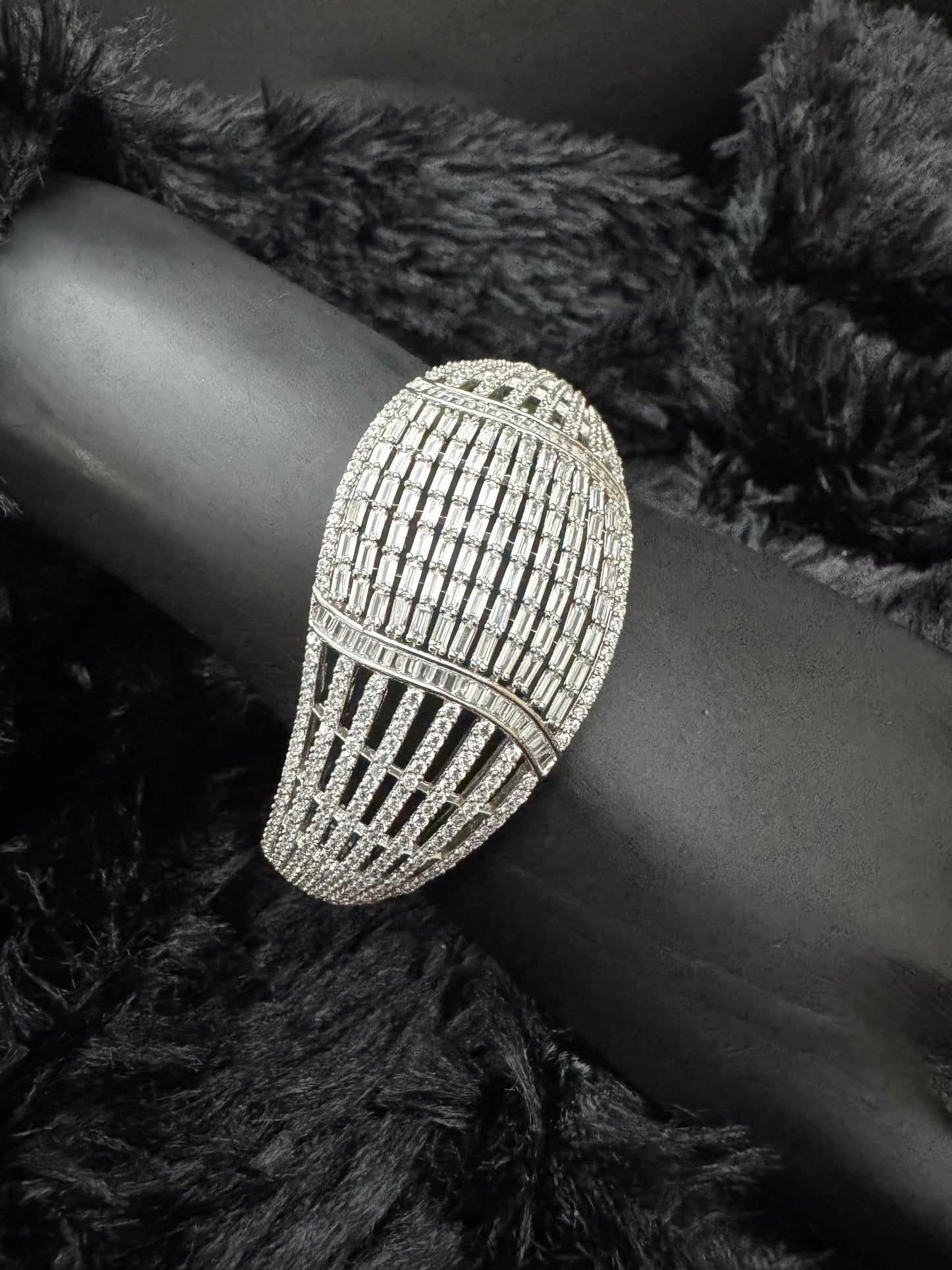 celestial prism sculpted cuff