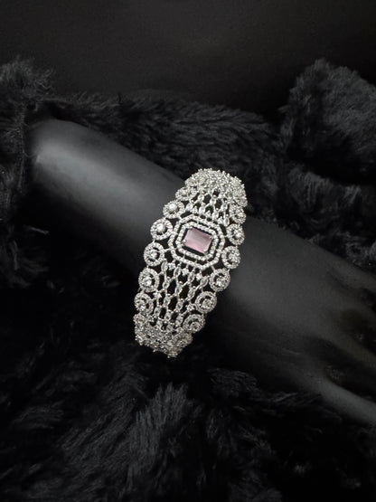Amethyst Royale Mesh Diamond Bracelet