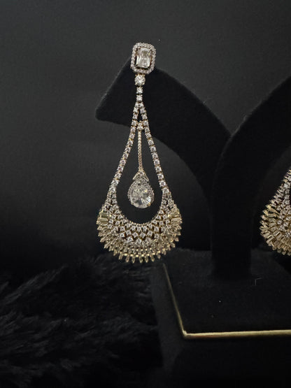 Aurelia Crystal Teardrop Chandeliers