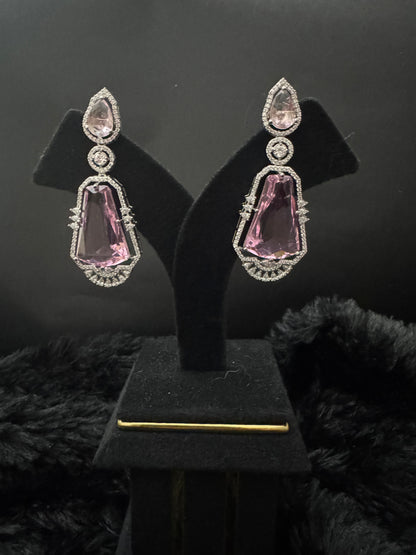 Lilac Aurora Luxe Drop Earrings
