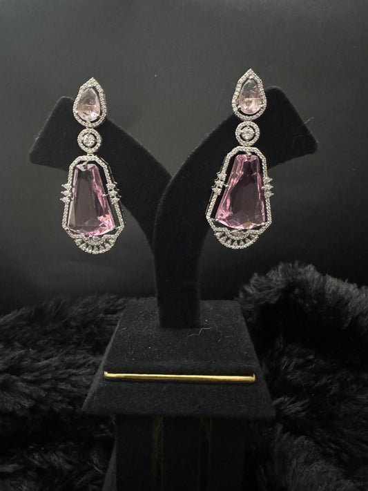 Lilac Aurora Luxe Drop Earrings