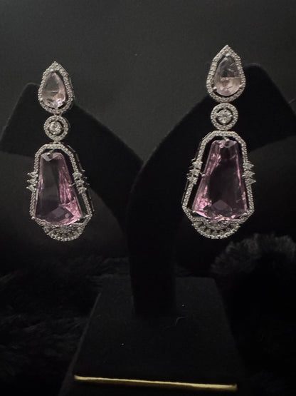 Lilac Aurora Luxe Drop Earrings