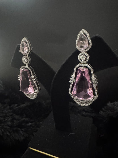 Lilac Aurora Luxe Drop Earrings