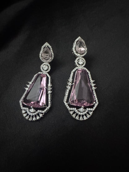 Lilac Aurora Luxe Drop Earrings
