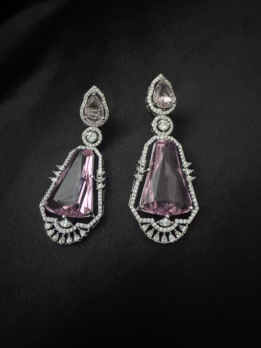 Lilac Aurora Luxe Drop Earrings