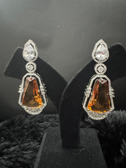 Amber Royale Lumina Drop Earrings