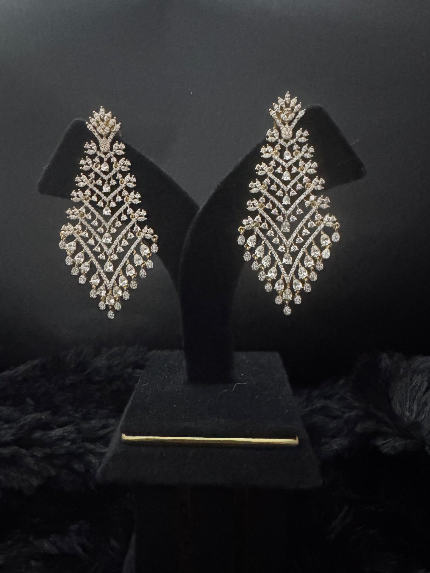 aureate nova cascade earrings