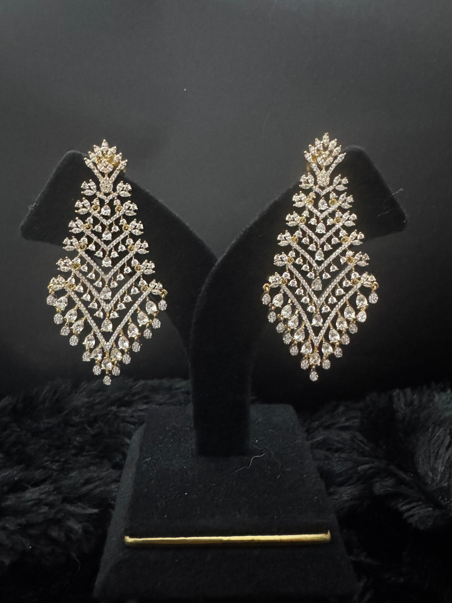 aureate nova cascade earrings