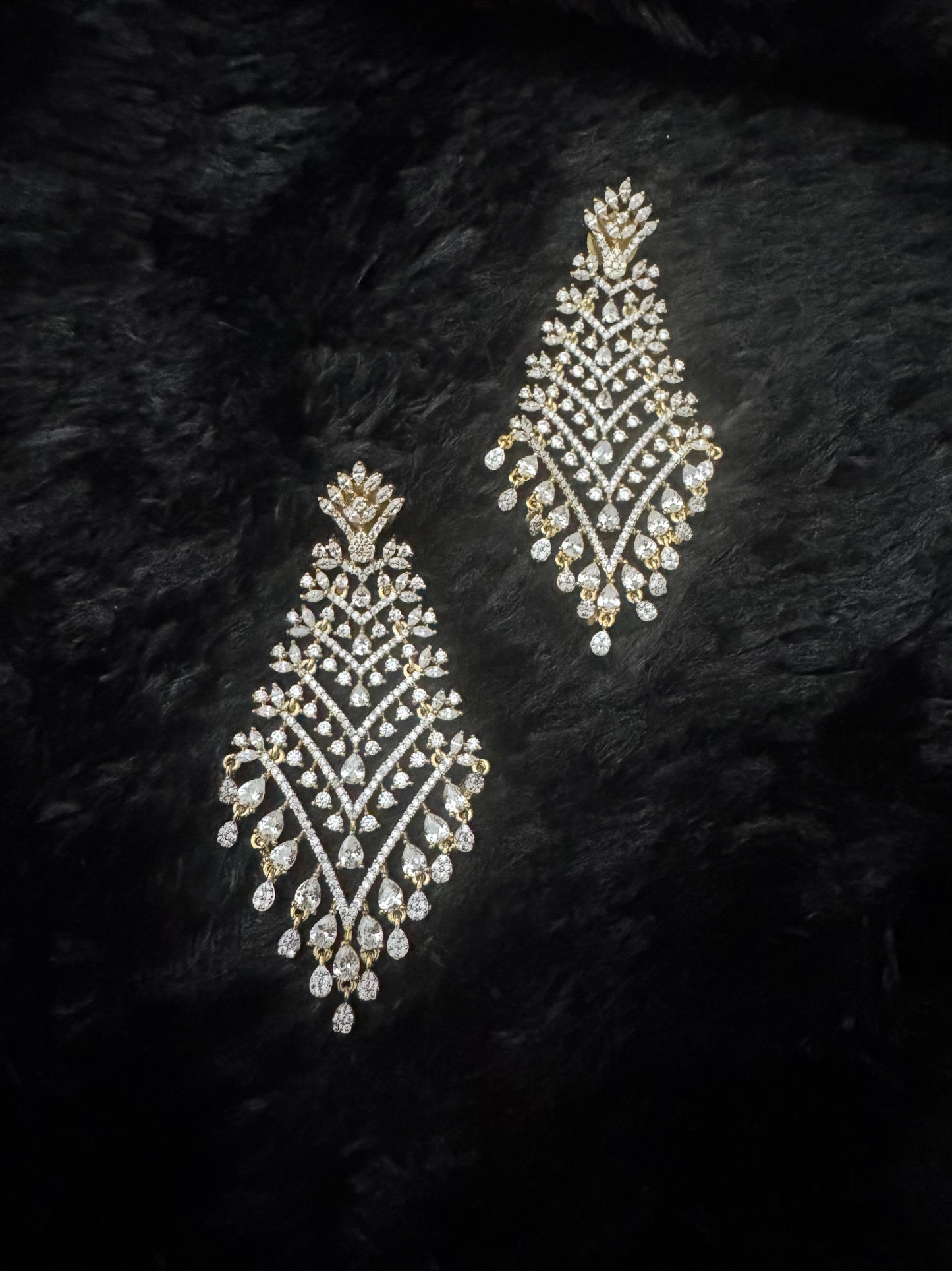 aureate nova cascade earrings