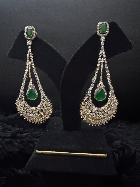 Emerald Majesty Royale Dangler Earrings