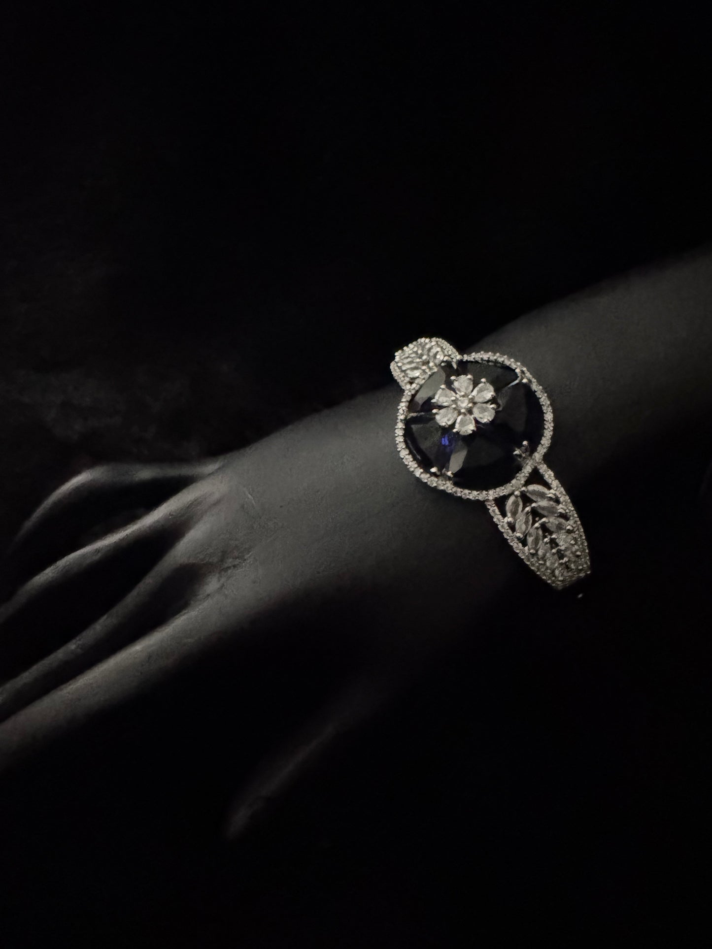 blue sapphire celestial glow bracelet